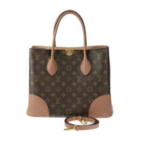 Louis Vuitton Handbags - LOUIS VUITTON Flandrin Monogram Handbag Leather Bois de Rose Shoulder Bag Tote